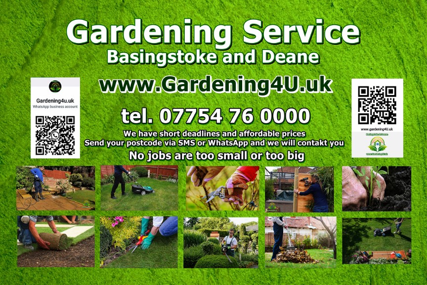 Gardening Gardener Landscaping Basingstoke and Dean, gardening 4u